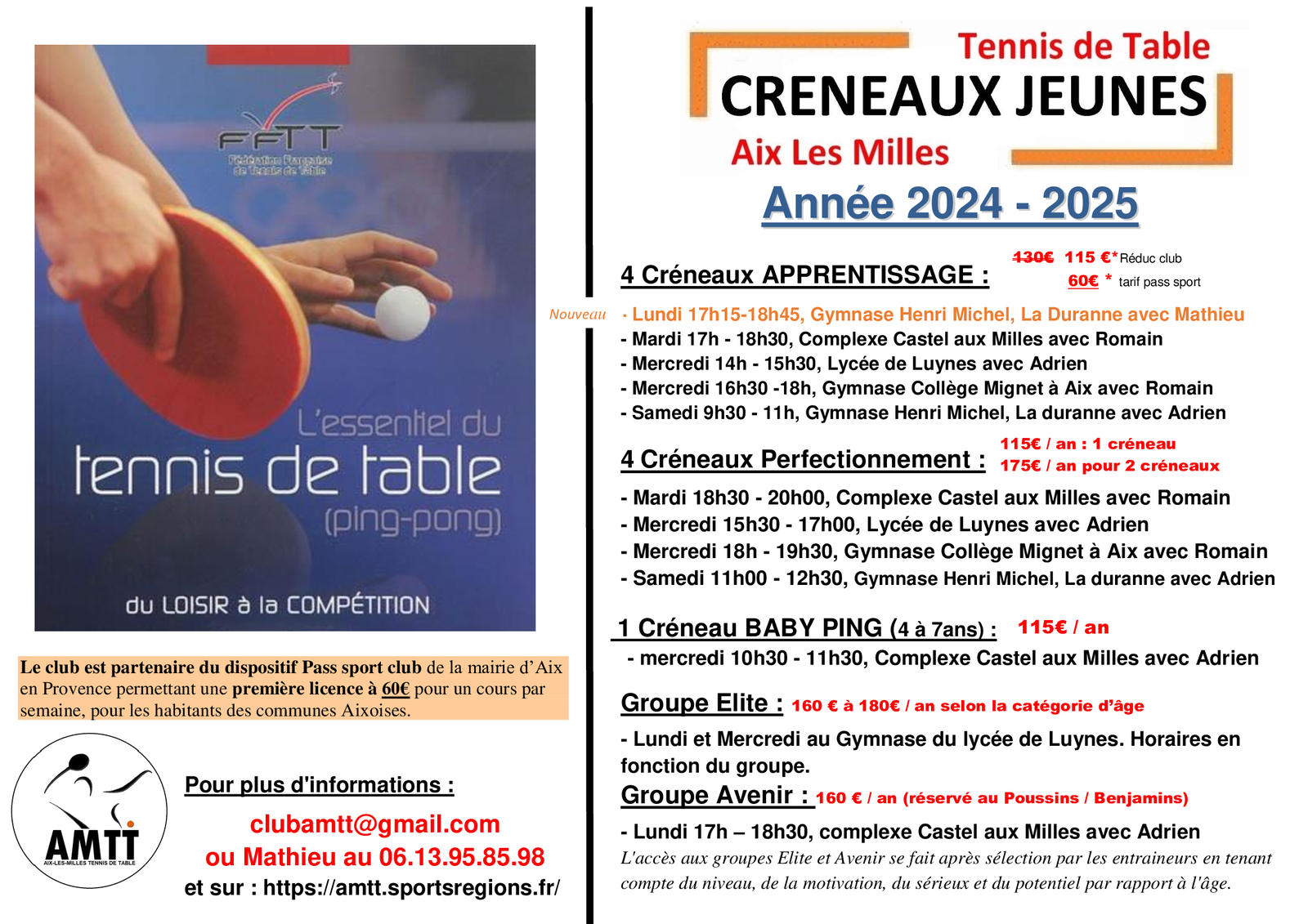 CRENEAUX JEUNES 2024/2025